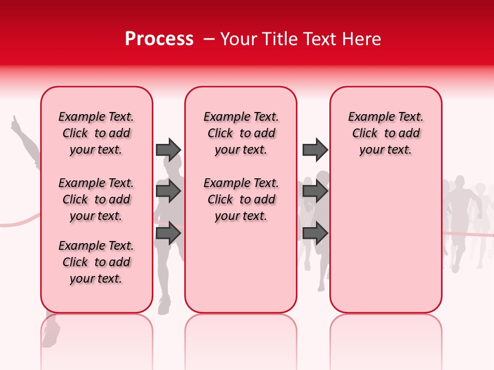 Editable Vector Illustration Of The Winner Of A Race With All Figures As Separate Objects Stock Vector Illustration: PowerPoint Template