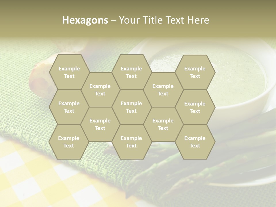 Bowl Of Asparagus Soup PowerPoint Template