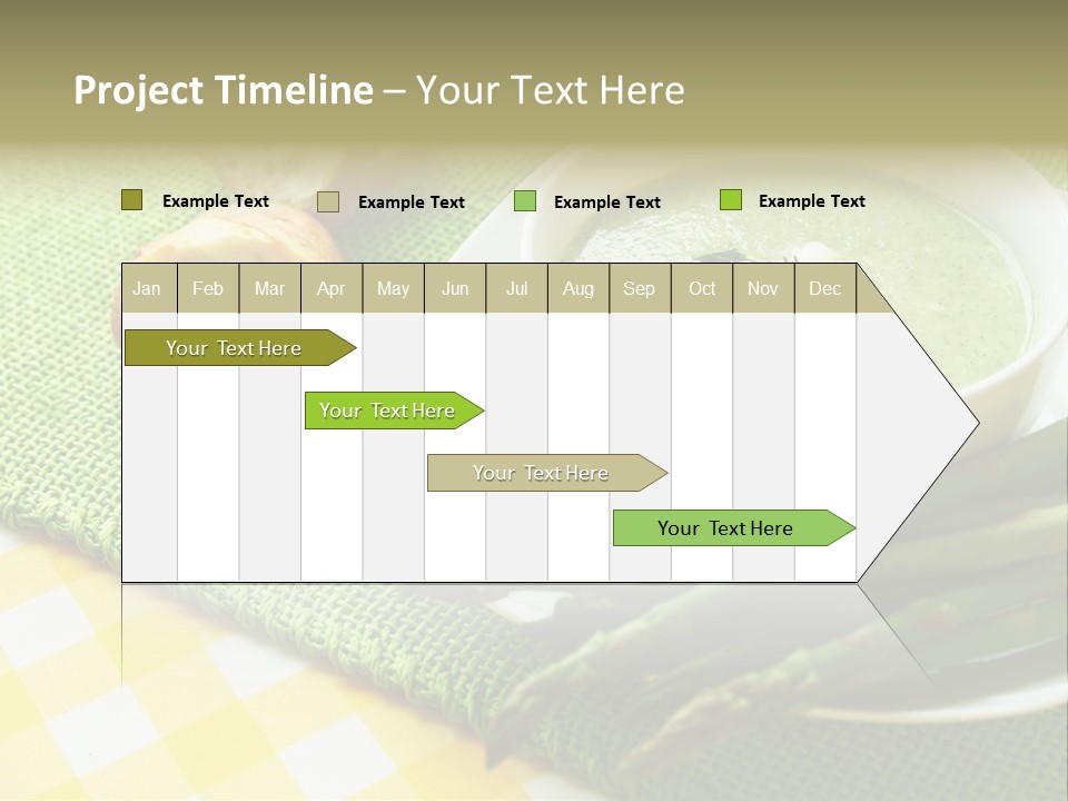 Bowl Of Asparagus Soup PowerPoint Template