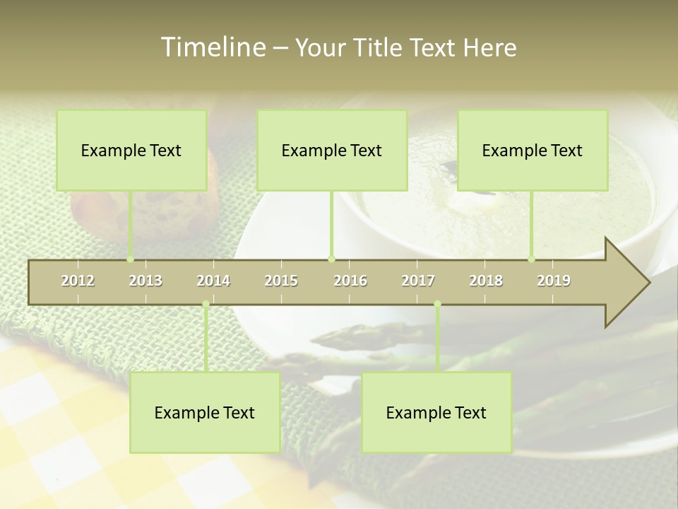 Bowl Of Asparagus Soup PowerPoint Template