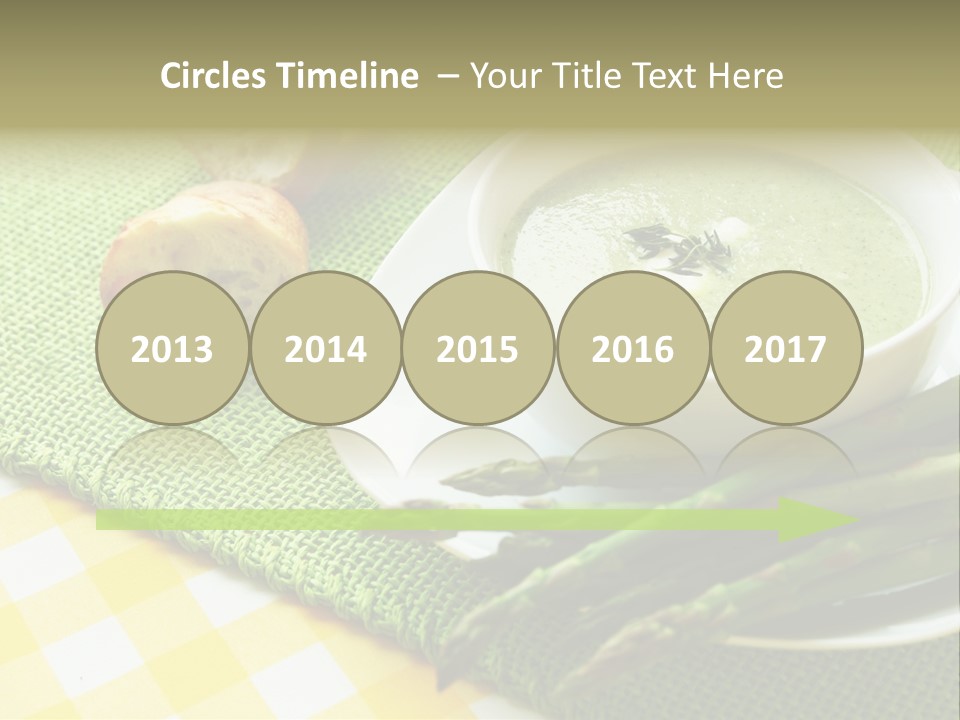 Bowl Of Asparagus Soup PowerPoint Template
