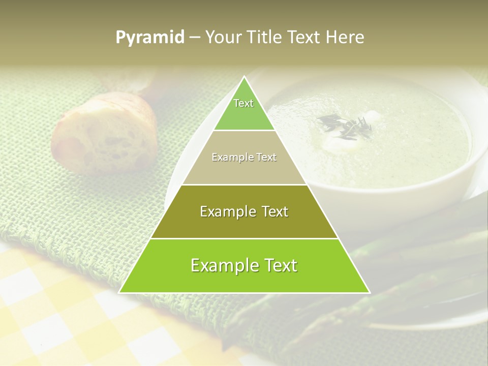 Bowl Of Asparagus Soup PowerPoint Template