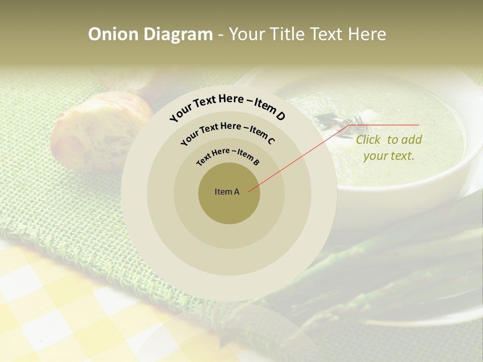 Bowl Of Asparagus Soup PowerPoint Template