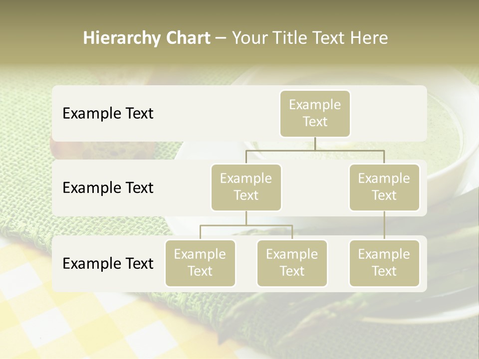 Bowl Of Asparagus Soup PowerPoint Template