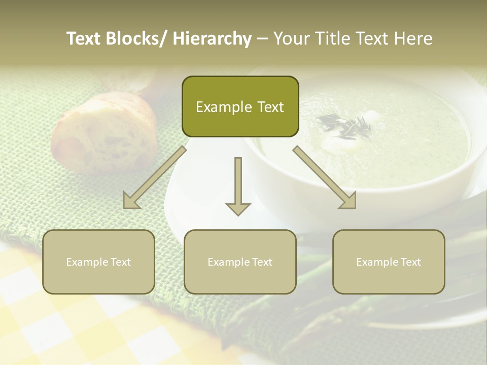 Bowl Of Asparagus Soup PowerPoint Template