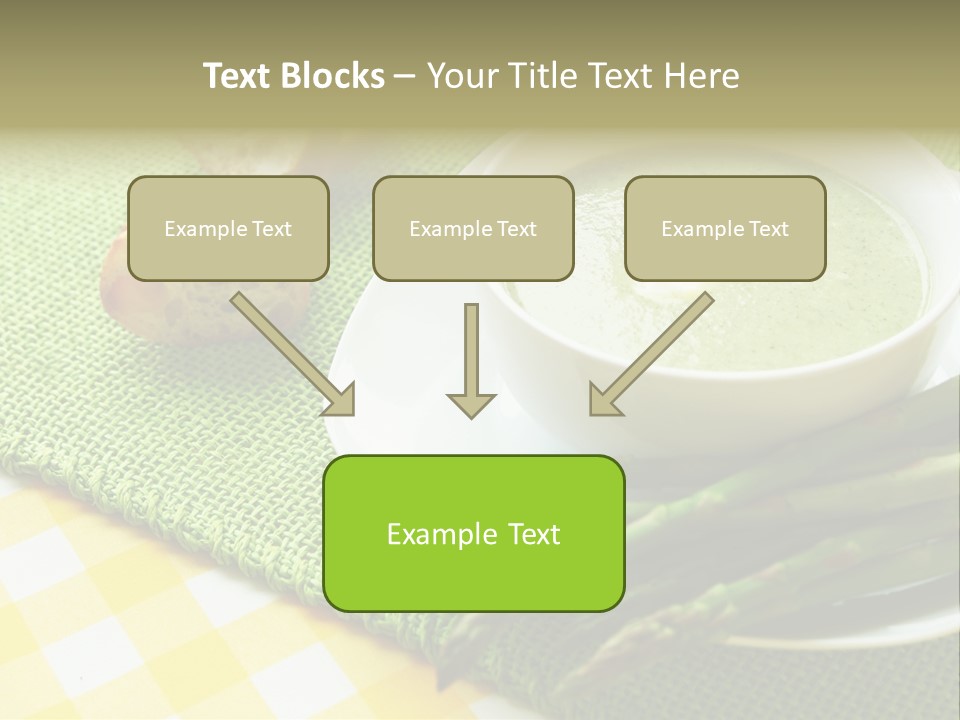 Bowl Of Asparagus Soup PowerPoint Template