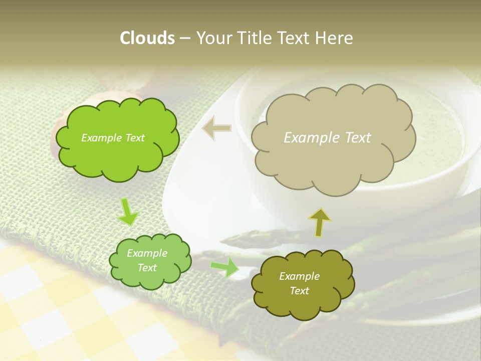 Bowl Of Asparagus Soup PowerPoint Template