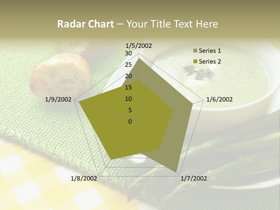 Bowl Of Asparagus Soup PowerPoint Template