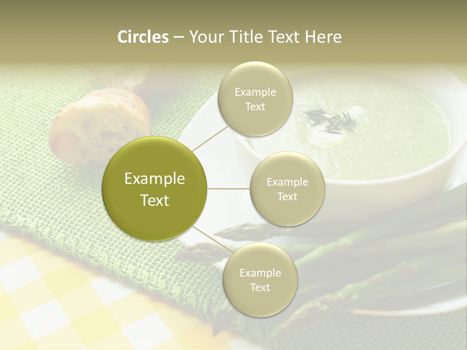 Bowl Of Asparagus Soup PowerPoint Template