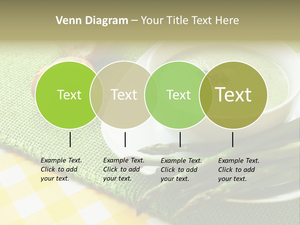 Bowl Of Asparagus Soup PowerPoint Template