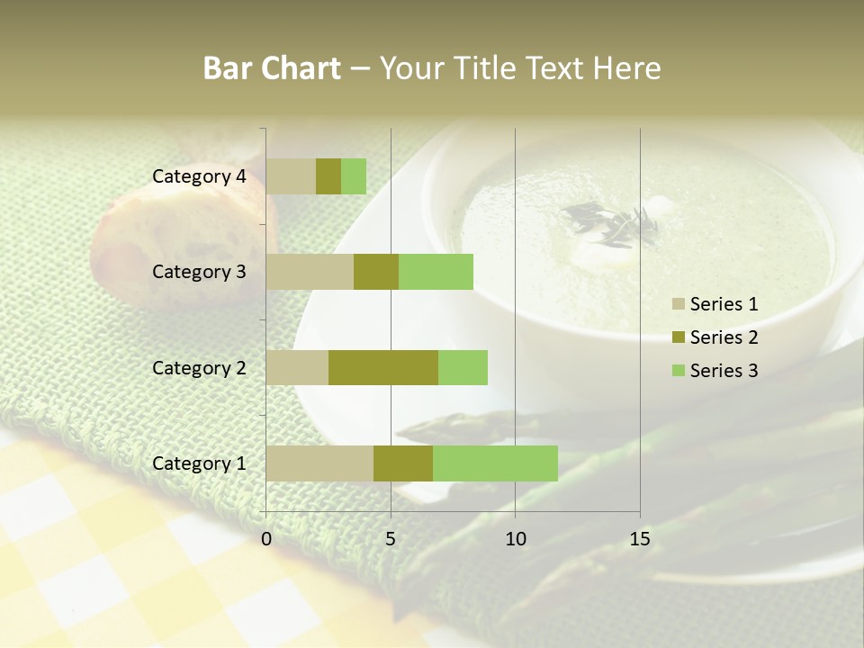Bowl Of Asparagus Soup PowerPoint Template