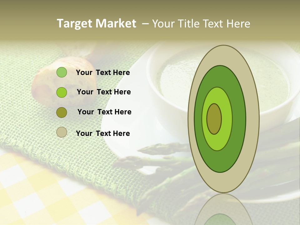 Bowl Of Asparagus Soup PowerPoint Template