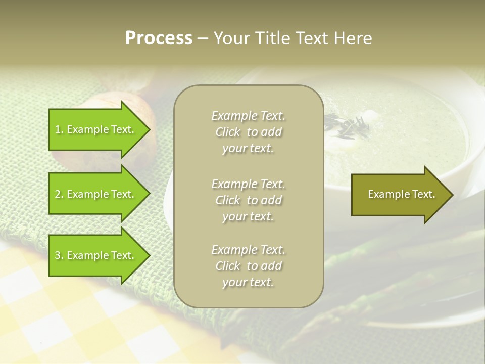 Bowl Of Asparagus Soup PowerPoint Template