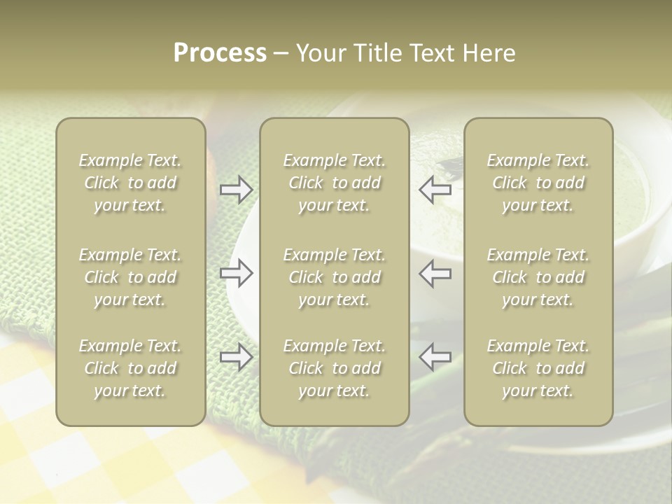 Bowl Of Asparagus Soup PowerPoint Template