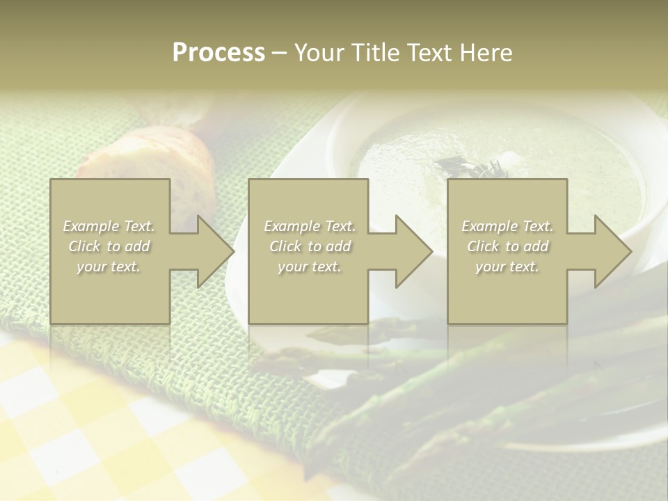 Bowl Of Asparagus Soup PowerPoint Template