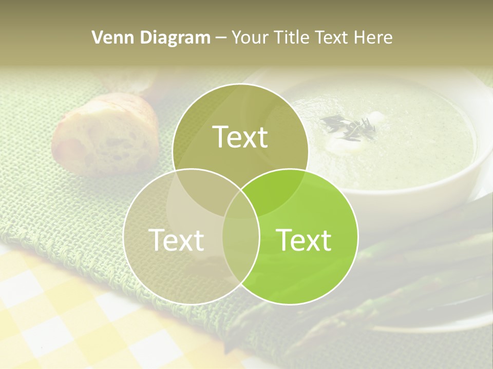 Bowl Of Asparagus Soup PowerPoint Template