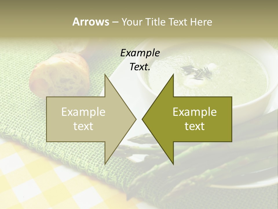 Bowl Of Asparagus Soup PowerPoint Template