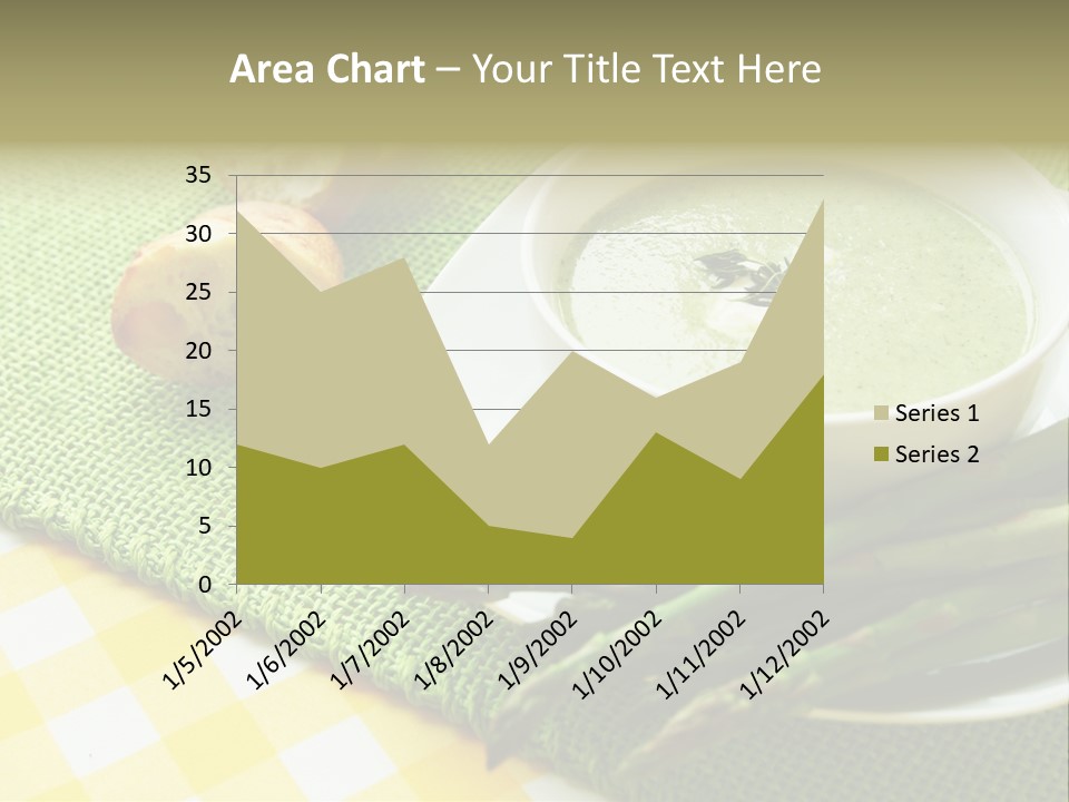 Bowl Of Asparagus Soup PowerPoint Template