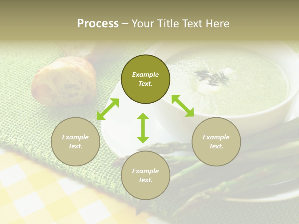 Bowl Of Asparagus Soup PowerPoint Template
