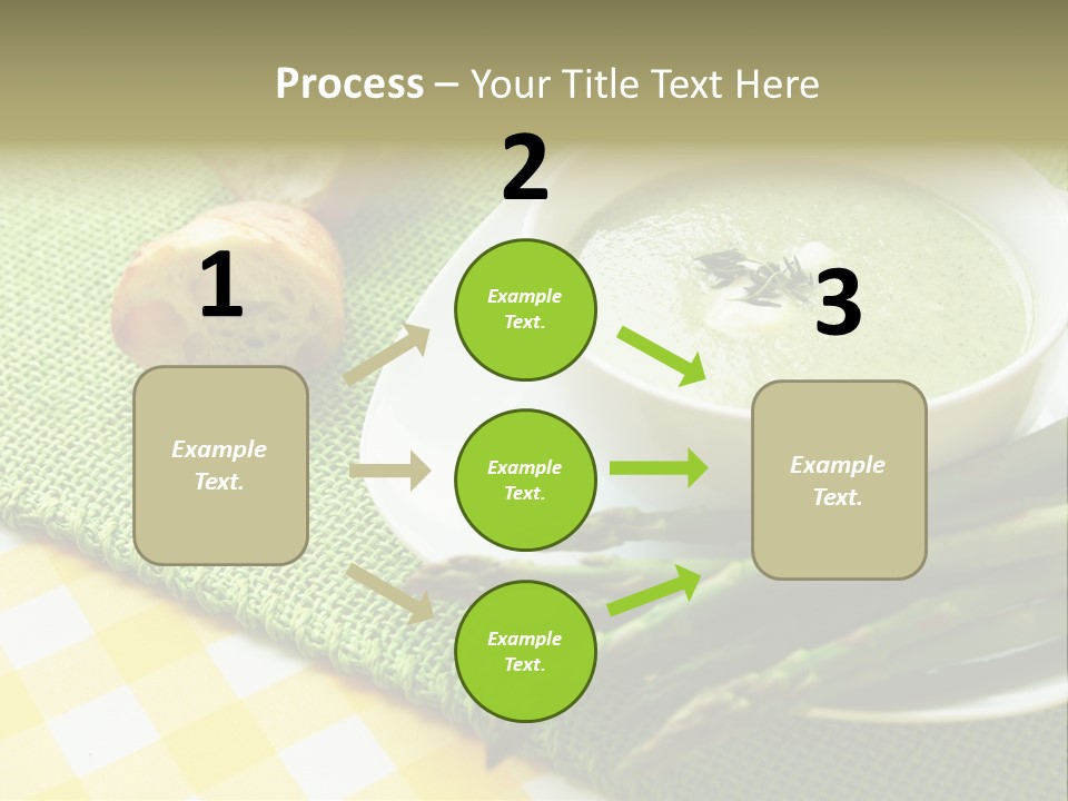 Bowl Of Asparagus Soup PowerPoint Template