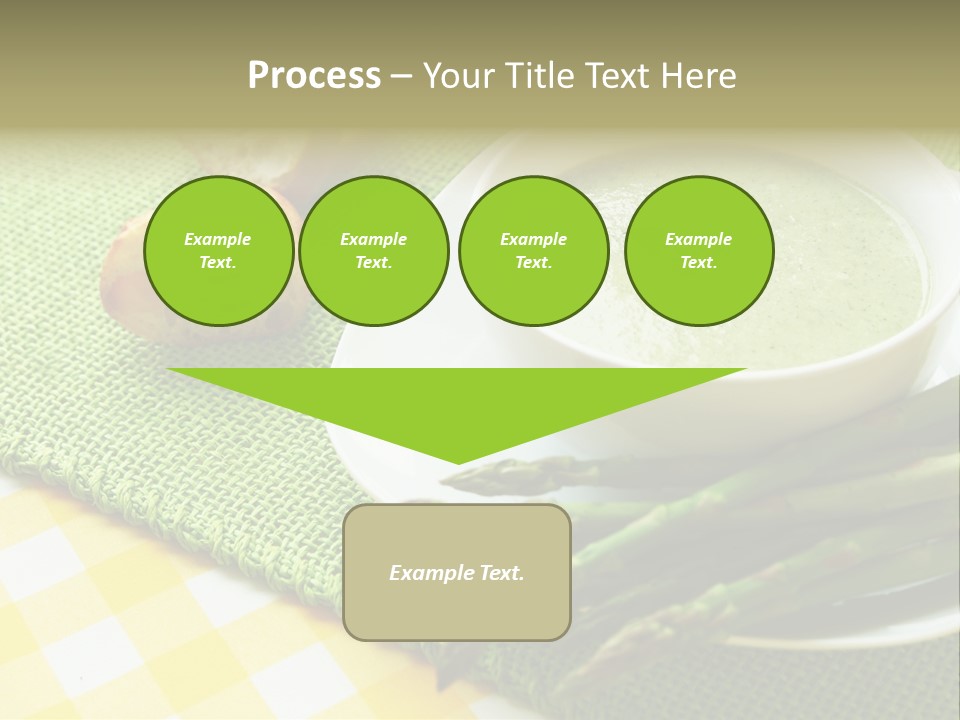 Bowl Of Asparagus Soup PowerPoint Template