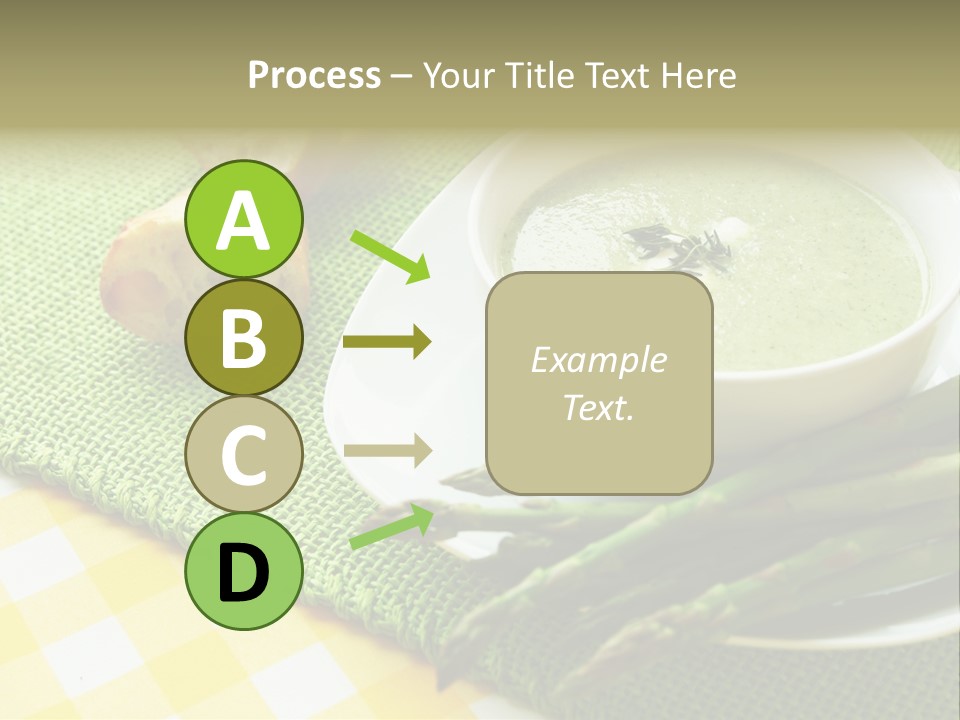 Bowl Of Asparagus Soup PowerPoint Template