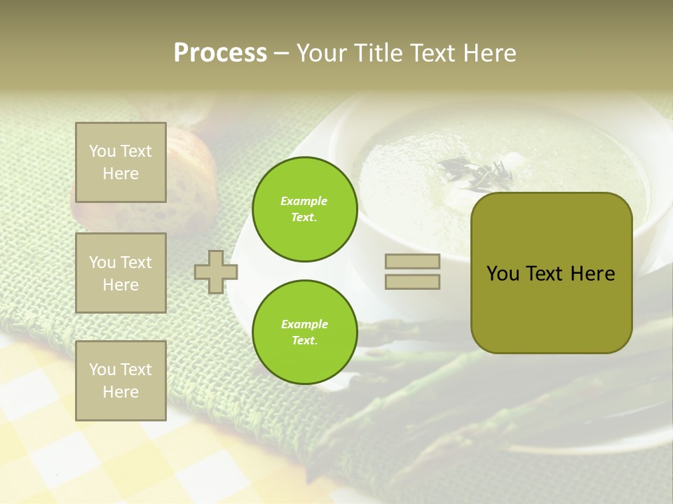 Bowl Of Asparagus Soup PowerPoint Template