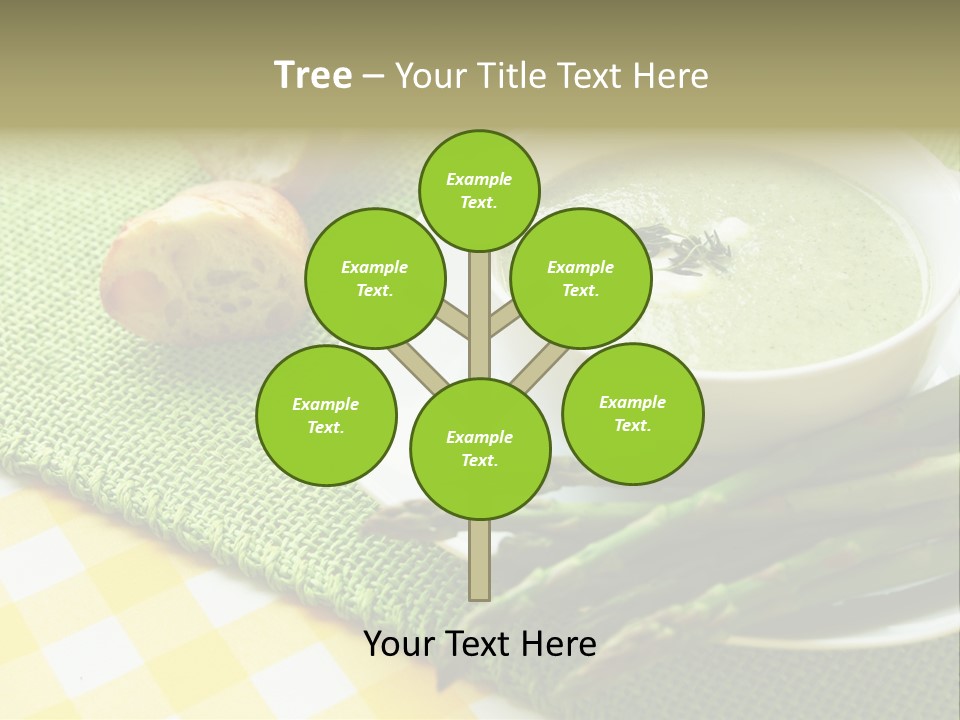 Bowl Of Asparagus Soup PowerPoint Template