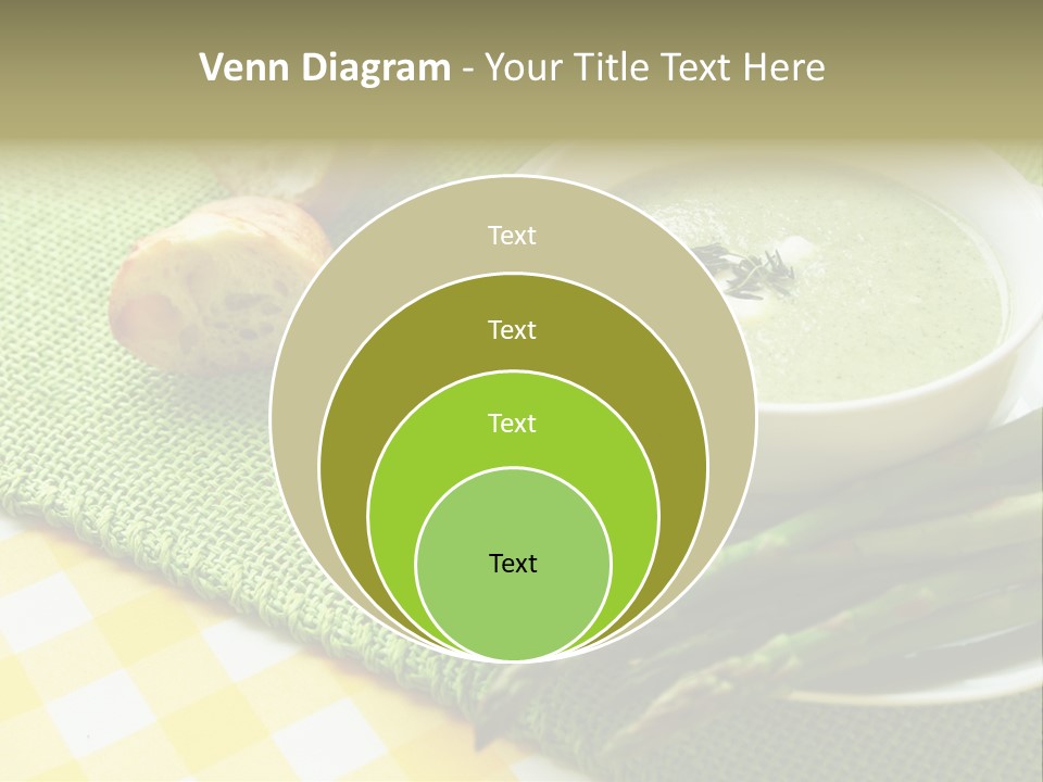Bowl Of Asparagus Soup PowerPoint Template