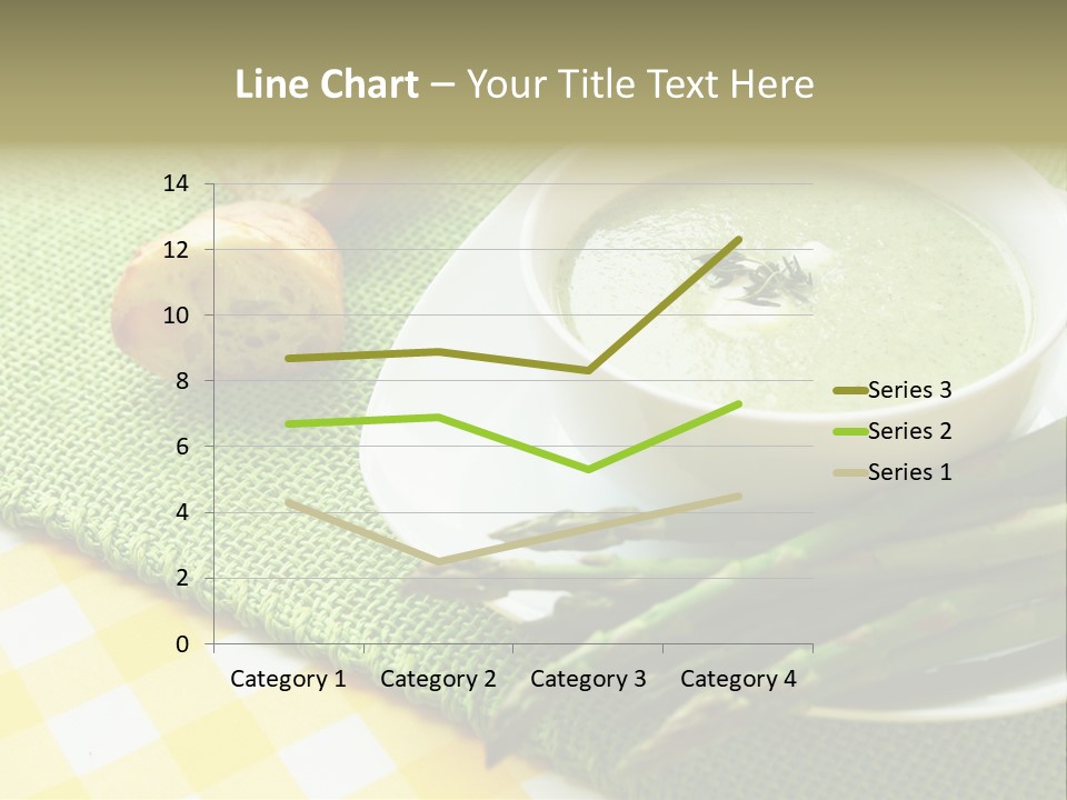 Bowl Of Asparagus Soup PowerPoint Template