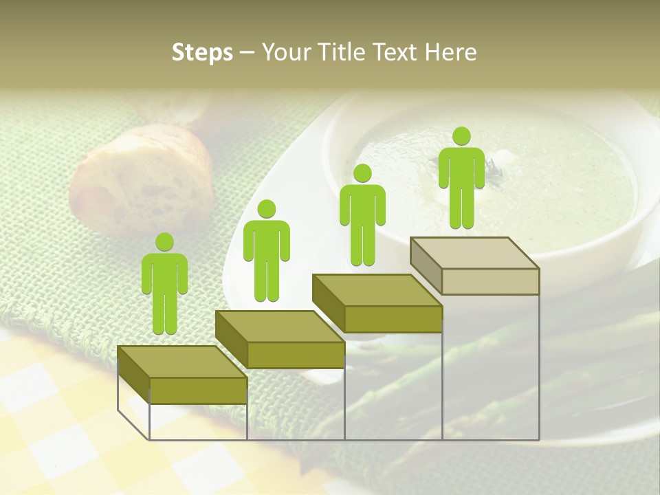 Bowl Of Asparagus Soup PowerPoint Template