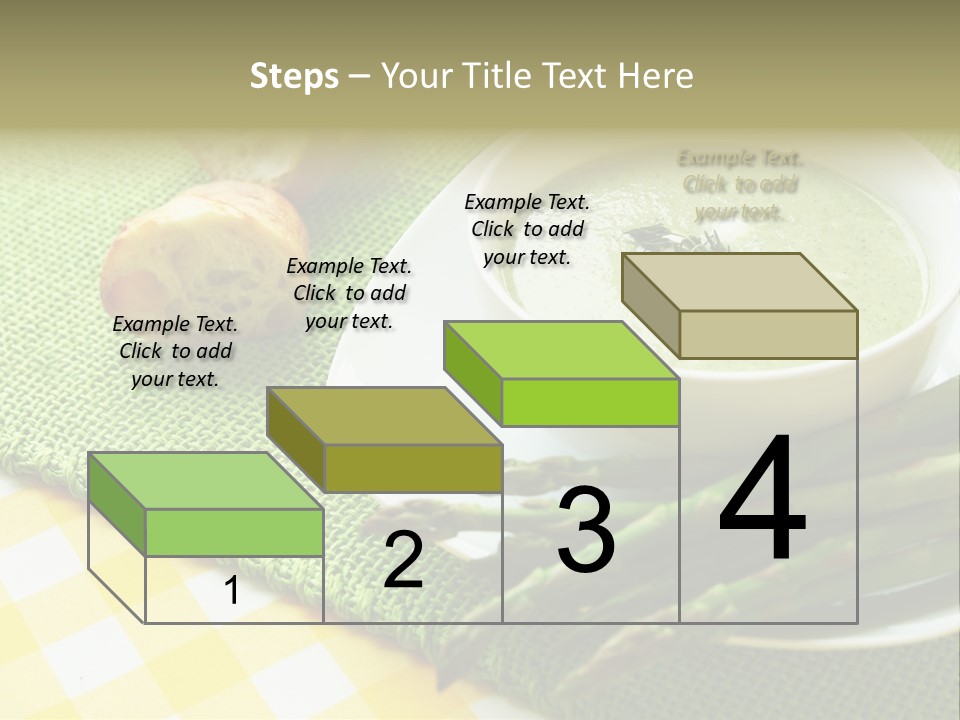 Bowl Of Asparagus Soup PowerPoint Template