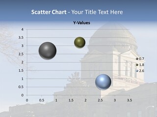 The Montana State Capitol Building In Downtown Helena PowerPoint Template