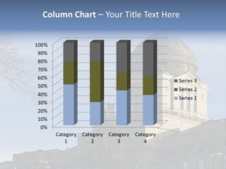 The Montana State Capitol Building In Downtown Helena PowerPoint Template