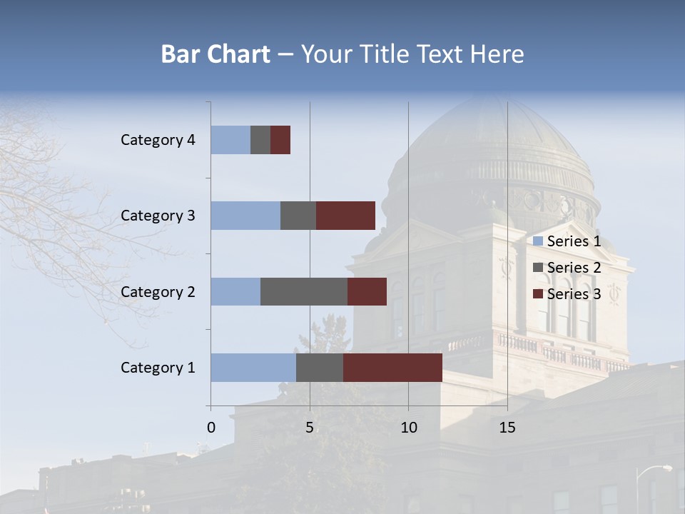 The Montana State Capitol Building In Downtown Helena PowerPoint Template
