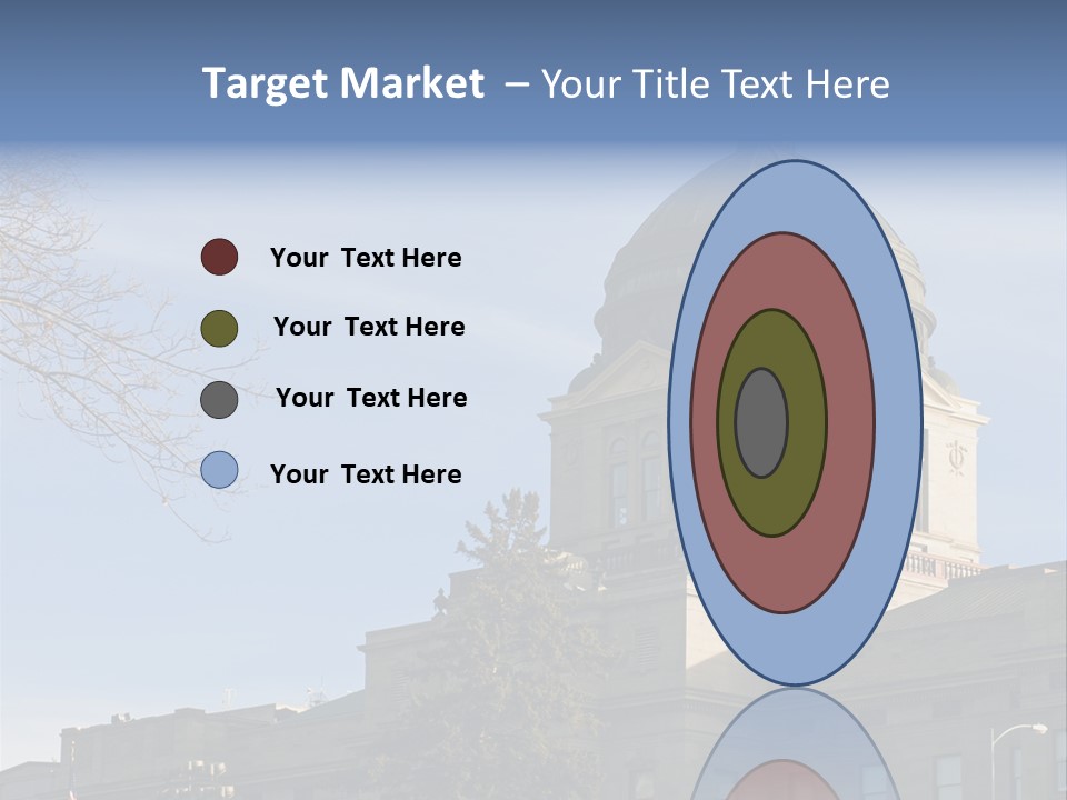 The Montana State Capitol Building In Downtown Helena PowerPoint Template