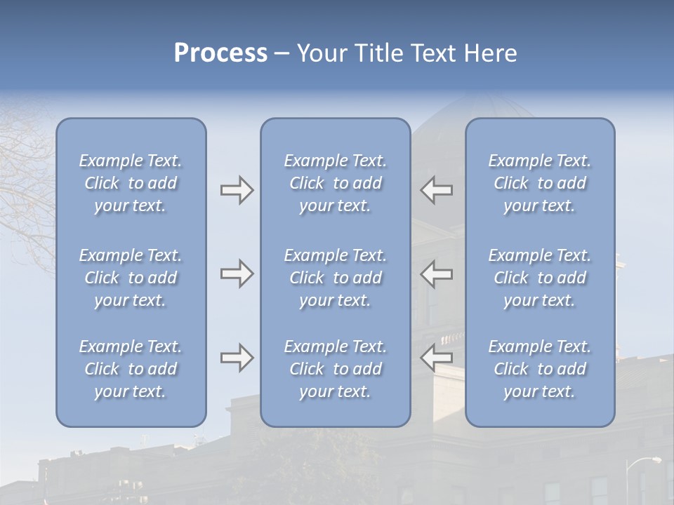The Montana State Capitol Building In Downtown Helena PowerPoint Template