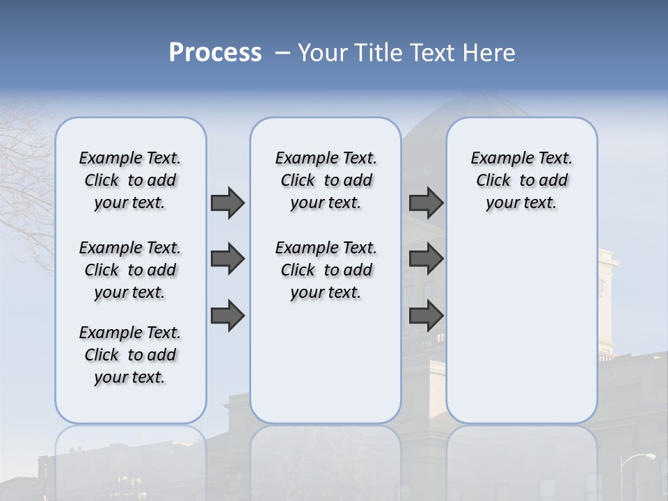 The Montana State Capitol Building In Downtown Helena PowerPoint Template