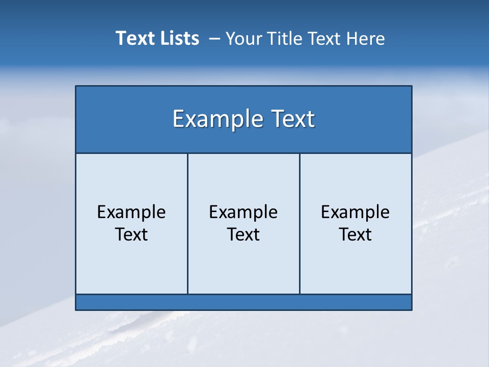 Snow Ball Slides Downhill And Speeds Up. PowerPoint Template