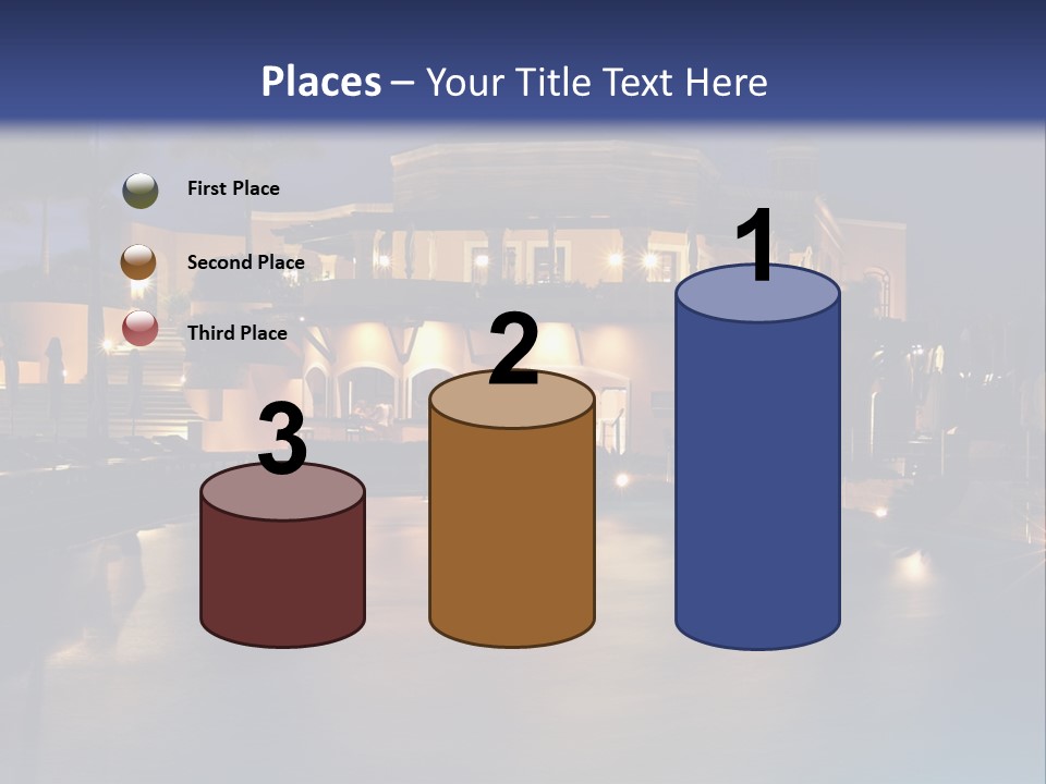 Luxury Hotel At Night PowerPoint Template