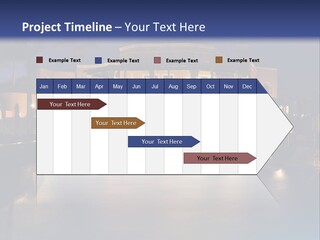 Luxury Hotel At Night PowerPoint Template