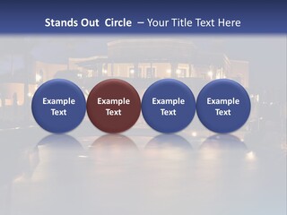 Luxury Hotel At Night PowerPoint Template