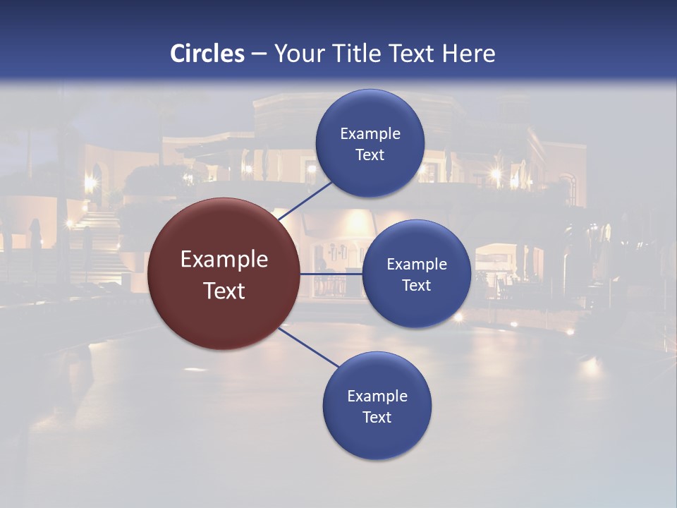Luxury Hotel At Night PowerPoint Template