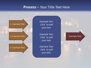 Luxury Hotel At Night PowerPoint Template