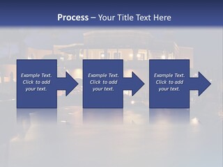 Luxury Hotel At Night PowerPoint Template