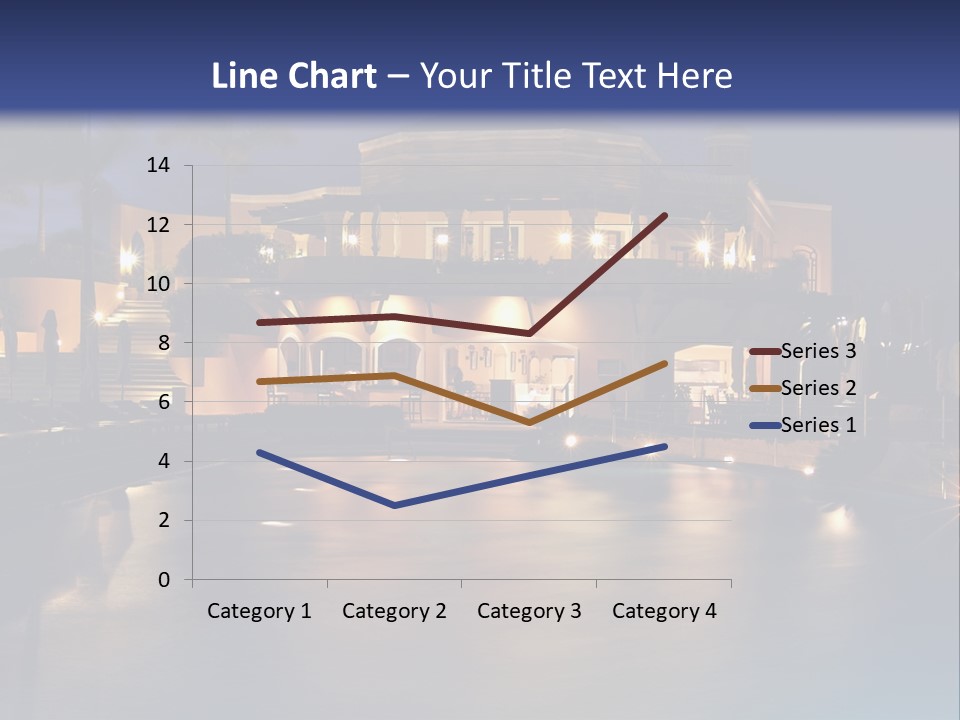 Luxury Hotel At Night PowerPoint Template