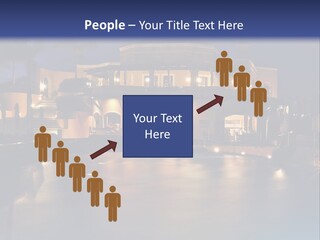 Luxury Hotel At Night PowerPoint Template