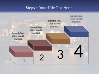 Luxury Hotel At Night PowerPoint Template