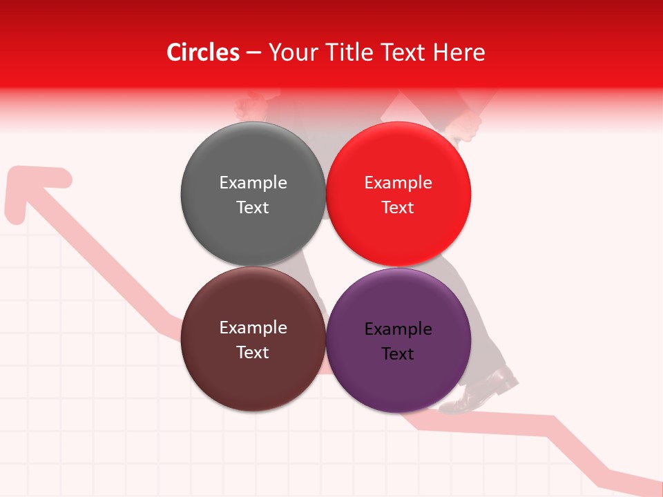 Conceptual Image Of Business Progress Or Growth PowerPoint Template