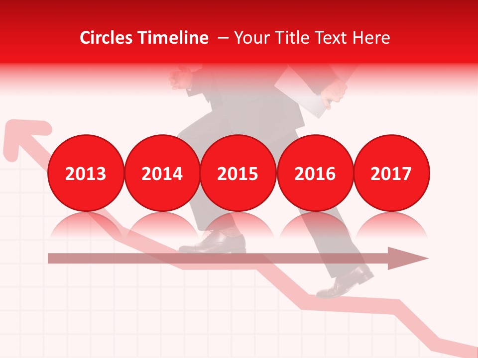 Conceptual Image Of Business Progress Or Growth PowerPoint Template